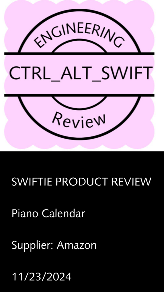 Ctrl_alt_swift Can Fix It - Amazon Piano Calendar - Card Correction Stickers